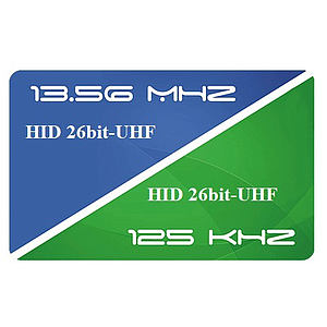 Badge Hybride HID 26bit-UHF