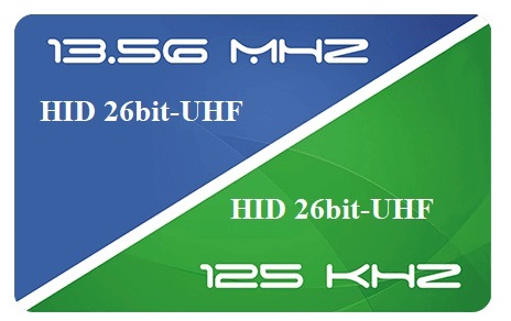 Badge Hybride HID 26bit-UHF