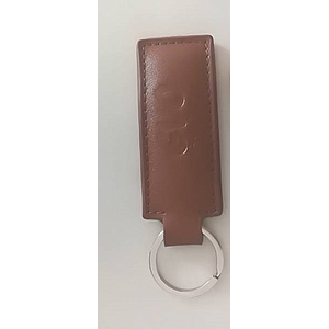 Porte-clé tag est mobile véhicule en cuire Rectangle